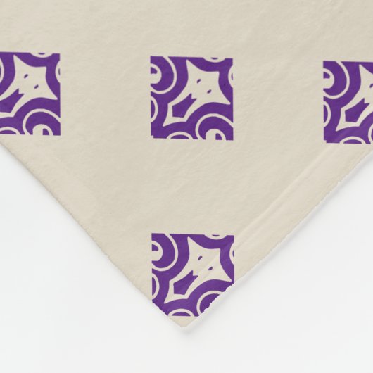 CREME | PERSONALISIERT | LIEBE LEBT HIER Sake Fleecedecke (Ecke)