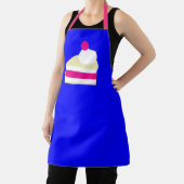 Creme Pie Blue Color Schürze (InSitu)