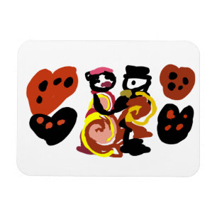 Creme-Puff Valentinstag-Tanz Magnet