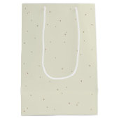 Creme Red Berry+Eucalyptus Christmas/Holiday Mittlere Geschenktüte (Rückseite)