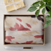 Creme Red Western Cowhide Seidenpapier (Geschenk)