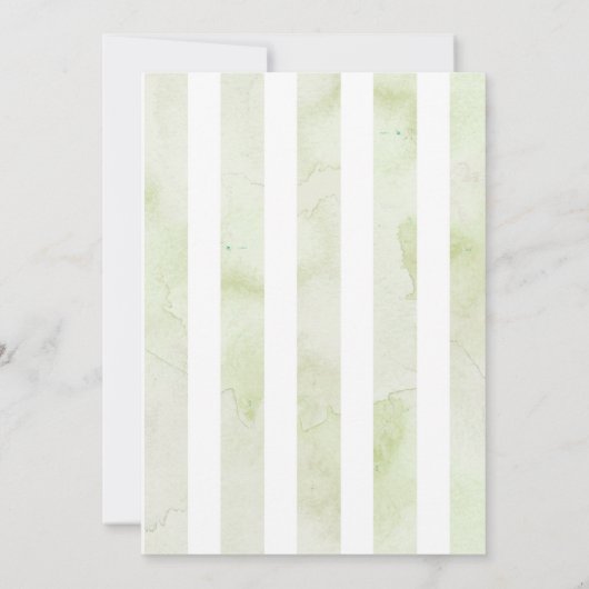 Creme Rose Bud Hydrangea Wasserfarbe Classic Einladung (Rückseite)