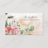 Creme-Rose Visitenkarte (Vorderseite)