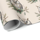 Creme Rustikale Hülsen und Blume Geschenkpapier (Rolleneckpunkt)