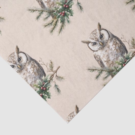 Creme Rustikale Hülsen und Blume Seidenpapier (Detail)