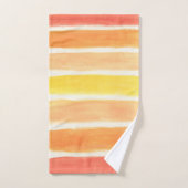 Creme Sickle Streifen Badhandtuch Set (Handtuch)