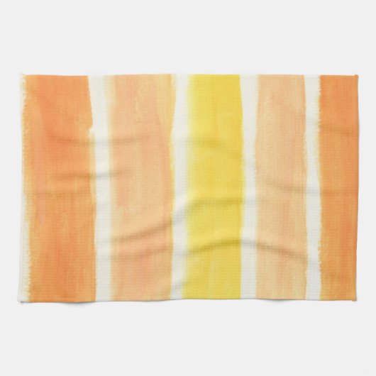 Creme Sickle Streifen Geschirrtuch (Horizontal)
