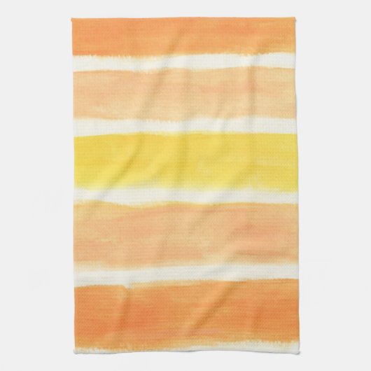Creme Sickle Streifen Geschirrtuch (Vertikal)