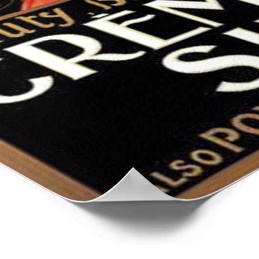 Creme Simon Soaps Poster (Ecke)