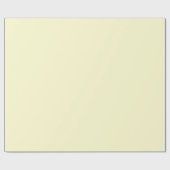 Creme Solid Color | Classic | elegant Geschenkpapier (Flach)