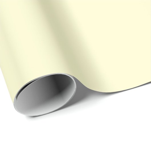 Creme Solid Color | Classic | elegant Geschenkpapier (Rolleneckpunkt)
