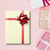 Creme Solid Color | Classic | elegant Geschenkpapier