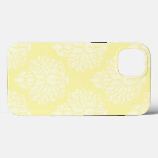 Creme Southern Hütte Damask Case-Mate iPhone Hülle (Rückseite (Horizontal))