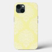 Creme Southern Hütte Damask Case-Mate iPhone Hülle (Rückseite)