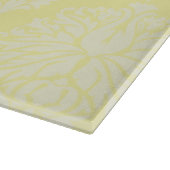 Crème Southern Hütte Damask Cutting Board Schneidebrett (Ecke)