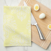 Creme Southern Hütte Damask Geschirrtuch (Viertel Falte)