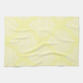 Creme Southern Hütte Damask Geschirrtuch (Horizontal)