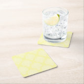 Creme Southern Hütte Damask Rechteckiger Pappuntersetzer (Vor Ort)