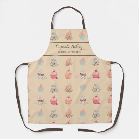 Creme Sweet Bakery Custom Beruflich Kitchen Schürze (Vorderseite)