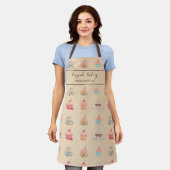 Creme Sweet Bakery Custom Beruflich Kitchen Schürze (Getragen)