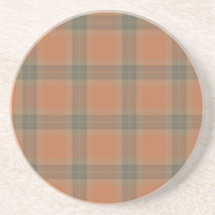 Creme Tartan-Untersetzer Sandstein Untersetzer