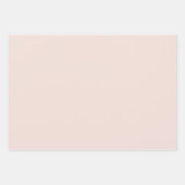 Creme, Teracote-Blume auf dunkelbraunem Hintergrun Geschenkpapier Set (Vorderseite 2)