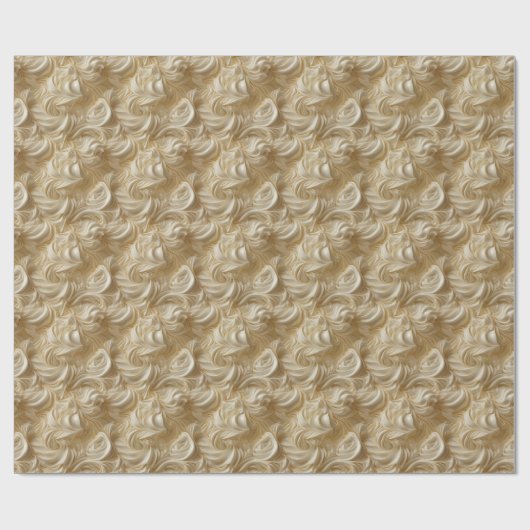 Creme Textur Geschenkpapier (Flach)