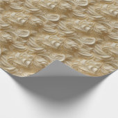 Creme Textur Geschenkpapier (Ecke)
