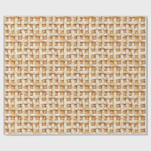 Creme-Torte-Boden Geburtstag Geschenkpapier (Flach)