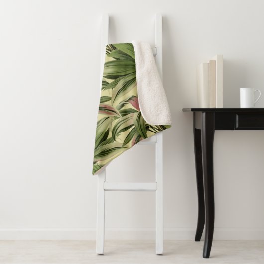 Creme Tropical Palm Sherpadecke (Beispiel)