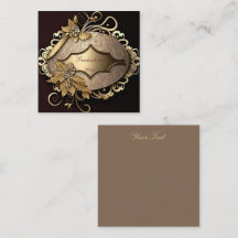 Creme und Gold Scrapbook Style
