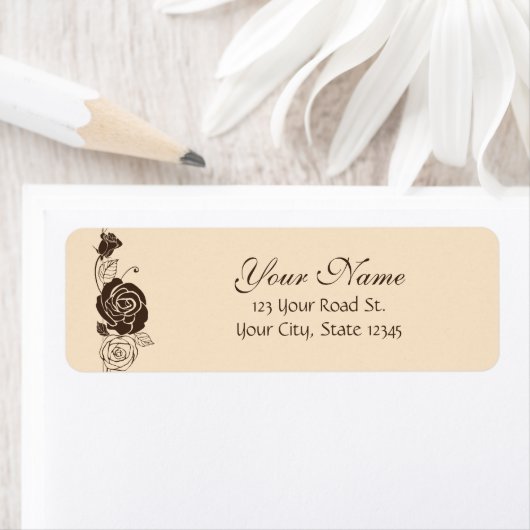 Creme-und Kaffee-Rosen (Insitu)