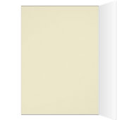 Creme und Red Damask Tischnummer Card (Innen (Links))