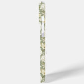Creme- und Salbeigrüne botanische Gänseblümchen-Bl Case-Mate iPhone Hülle (Rückseite / Links)