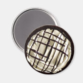 Creme und Schokoladencreme Magnet (Vorderseite/Rückseite)