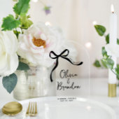 Creme und schwarzer, von der Hand gezogener Bug Acryleinladungen