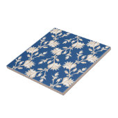 Creme und Viktorianisches Blumenmuster Fliese (Seite)