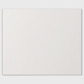 Creme und weiße Streifen Geschenkpapier (Flach)