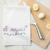 Creme und Zucker? Küchentuch (Viertel Falte)