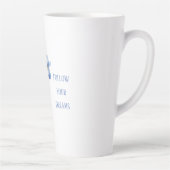 Creme-Vase Lila Iris-Blumen Milchtasse (Rechts)