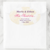 Creme Vintage Rose Wie süß es ist Aufkleber (Tasche)