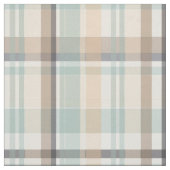 Creme, Weiß, Blau, kariertes Gewebe Browns Stoff (Muster)