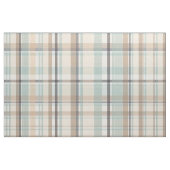 Creme, Weiß, Blau, kariertes Gewebe Browns Stoff (Fat Quarter (45,7 x 55,9 cm))