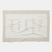 Creme - weiß geschirrtuch (Horizontal)