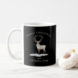 Creme Weiße Rentiere Weihnachtsgeschenk Kaffeetasse