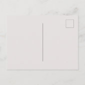 Creme White Gold Starfish Beach Postkarte (Rückseite)