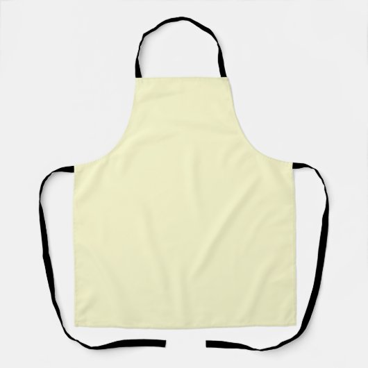Creme White Red Apron for Stylish Cooking Schürze (Vorderseite)