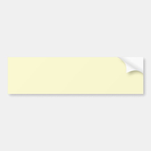 Creme Yellow Autoaufkleber (Vorne)