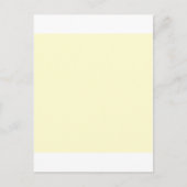 Creme Yellow Postkarte (Vorderseite)