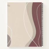 Cremebraun, abstrakt notizblock (Rückseite)